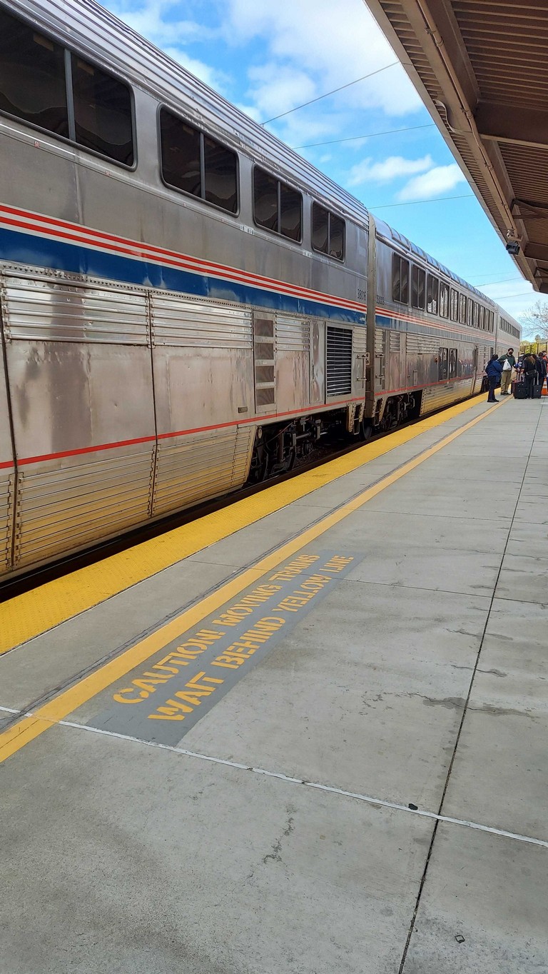 Amtrak Coast Starlight Train 11 at San Jose, CA