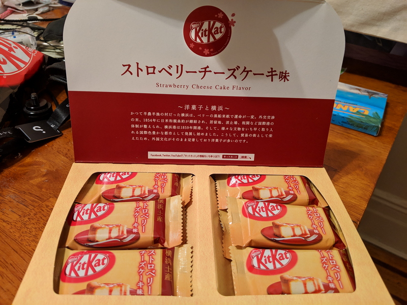 Yokohama Strawberry Cheesecake Kit Kats
